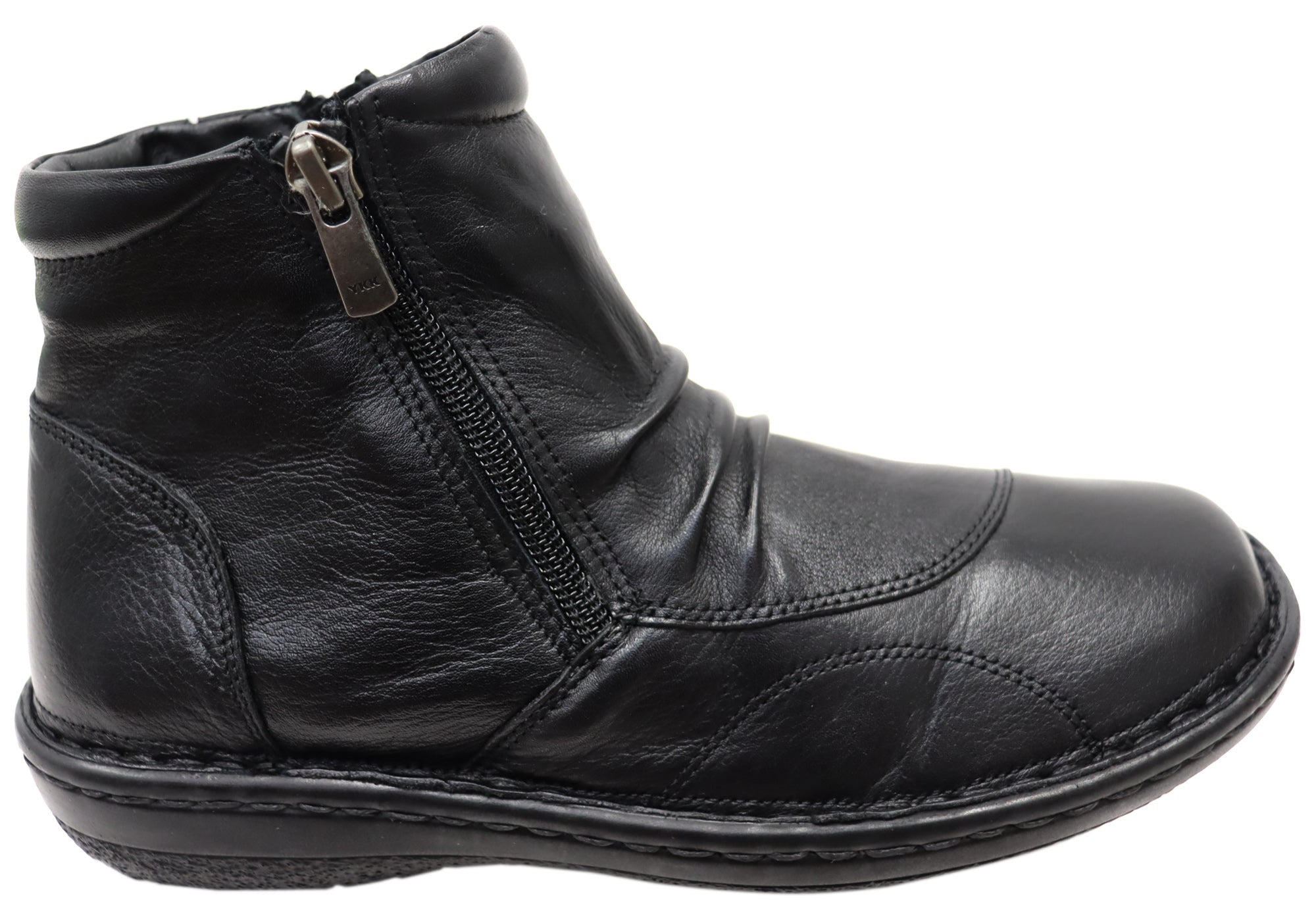 Orizonte Talun Women's European Comfortable Leather Ankle Boots - Stylish & Soft for Walking, Work & Casual Outfits