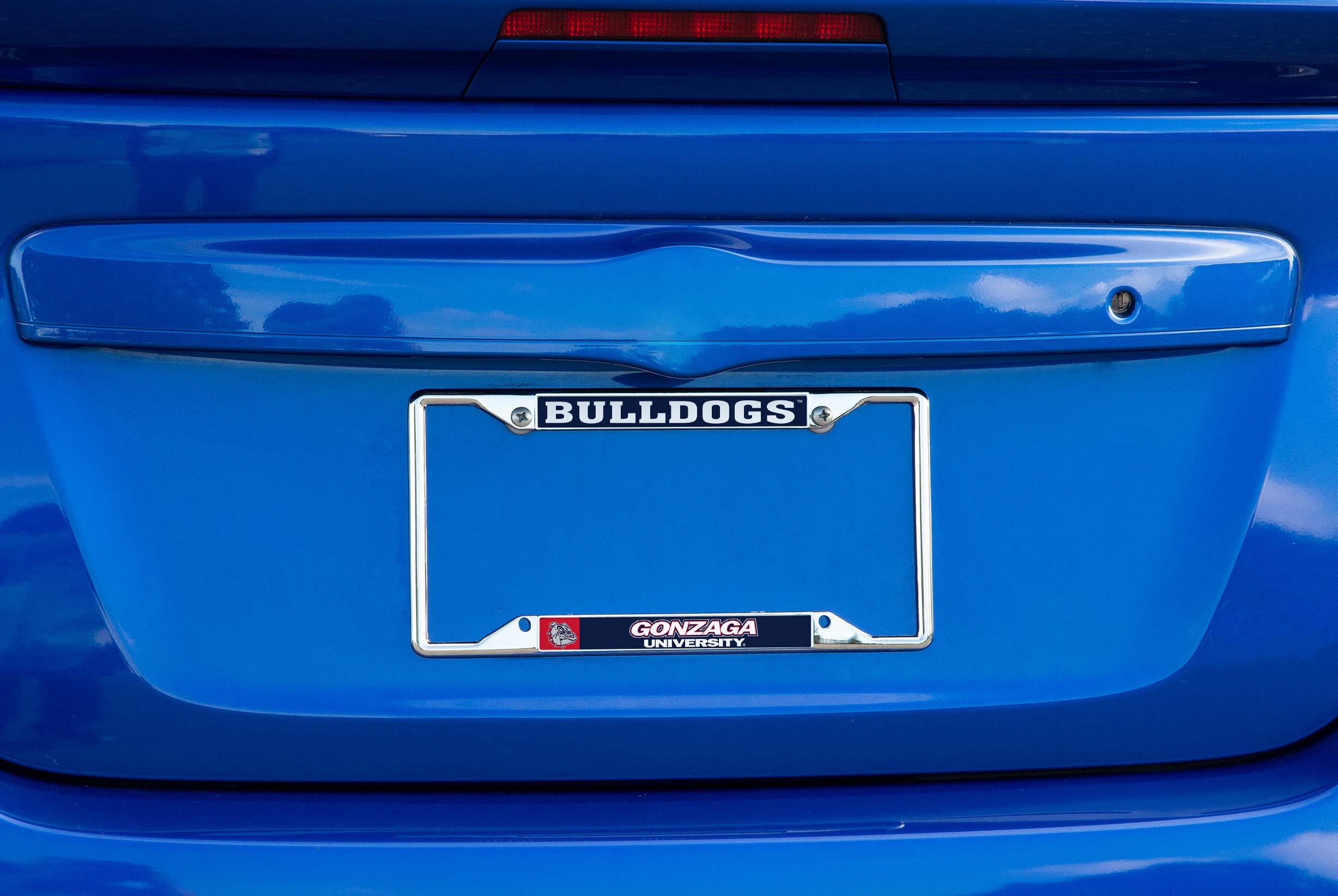 Desert Cactus Gonzaga University Bulldogs GU Zags Metal License Plate Frame - Car Accessories for Front or Rear Bumper - Perfect for Alumni, Fans & Game Day Spirit