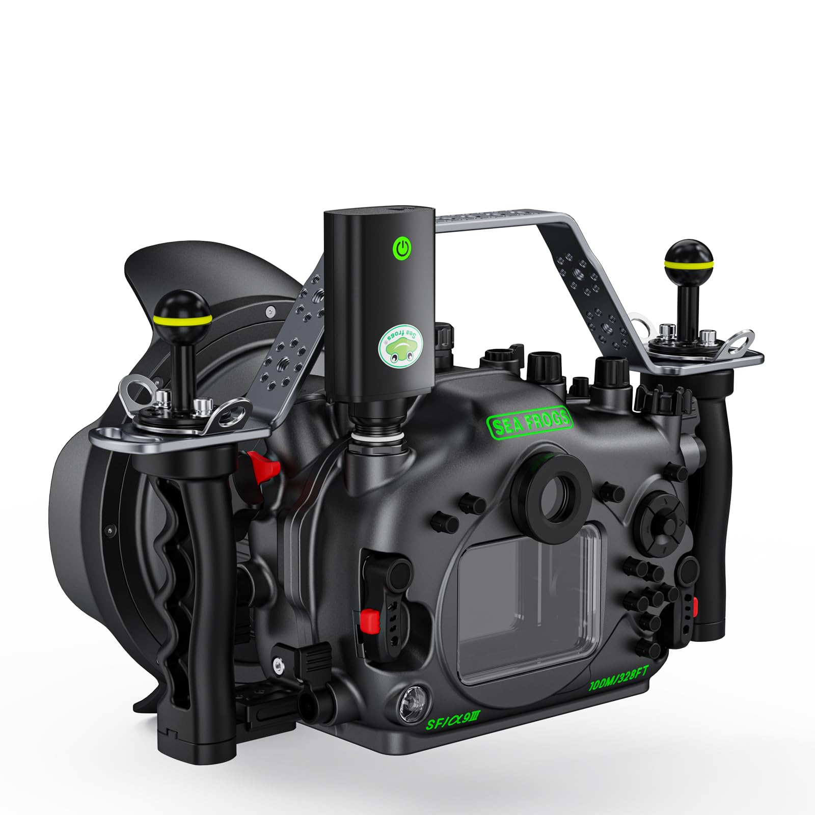 Sea Frogs VPS-101 Electric Vacuum Pump for Waterproof Camera Housing - Pre-Dive Leak Detection System | Ideal for Underwater Photography, Scuba Diving & Marine Exploration