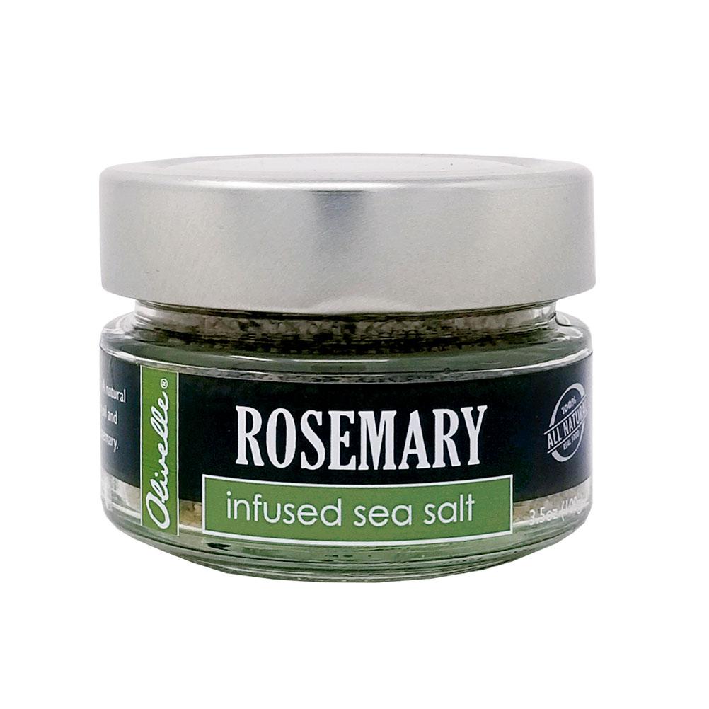 Organic Rosemary Infused Sea Salt - Premium Gourmet Seasoning for Cooking, Grilling & Baking | Perfect for Meats, Vegetables & Homemade Breads