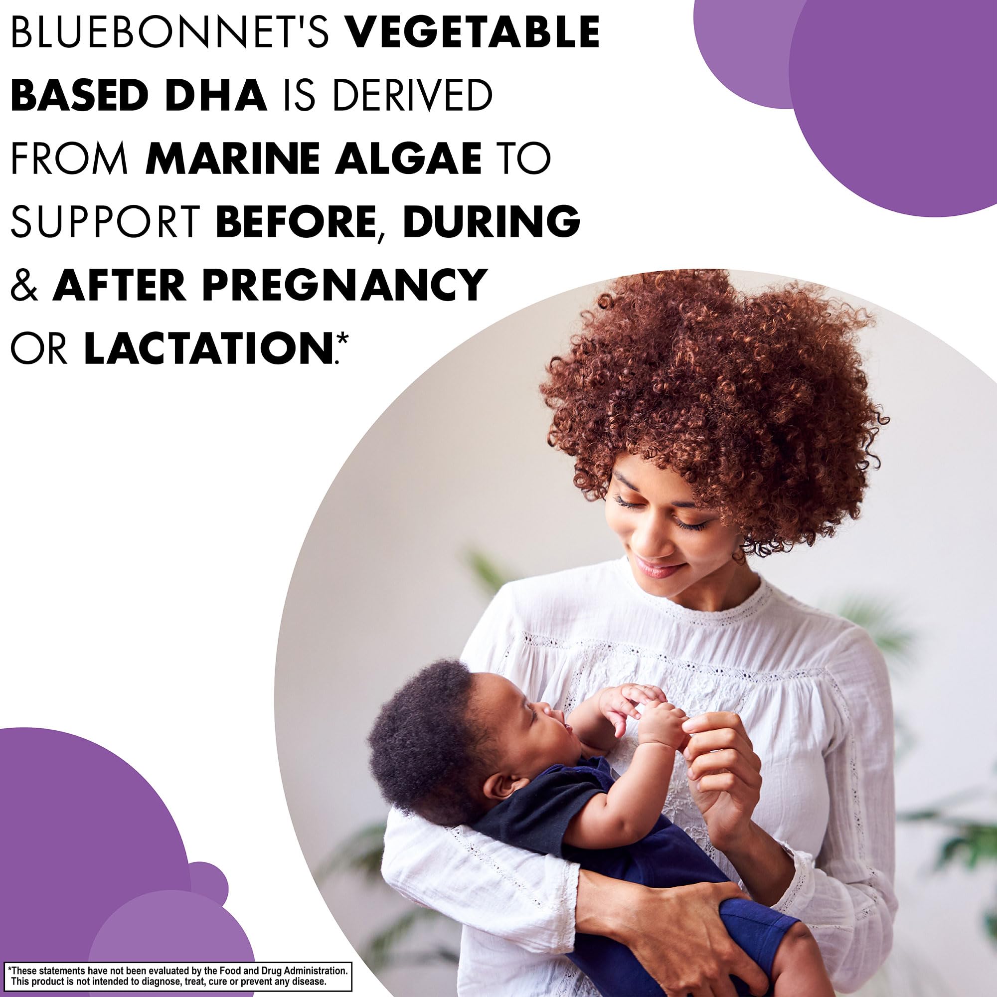Bluebonnet Nutrition Ladies' One Prenatal DHA - Daily Prenatal Vitamins for Women, Non-GMO, Vegan, Gluten-Free, 30 Vegetarian Softgels (30 Servings) - Supports Healthy Pregnancy & Fetal Development