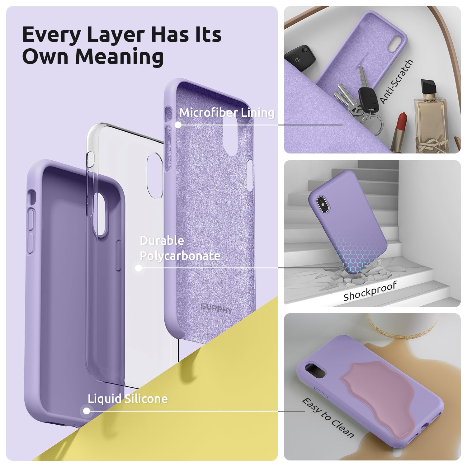 Premium Liquid Silicone iPhone X/XS Case (5.8