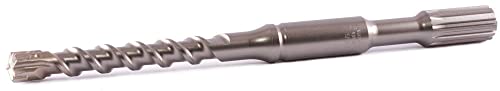 7/8 x 36 Inch ITM SDS Max X-Cutter Rotary Hammer Drill Bit (1-Pack) - Perfect for Concrete Drilling, Demolition Work, and Masonry Projects