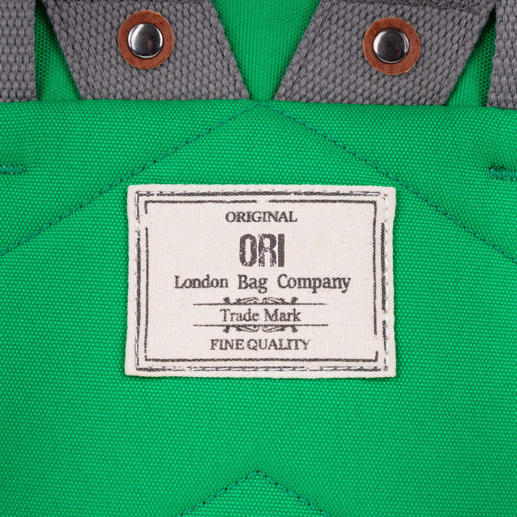 Eco-Friendly Finchley Green Apple Recycled Canvas Tote Bag - Sustainable & Stylish for Grocery Shopping, Beach Trips, and Daily Use