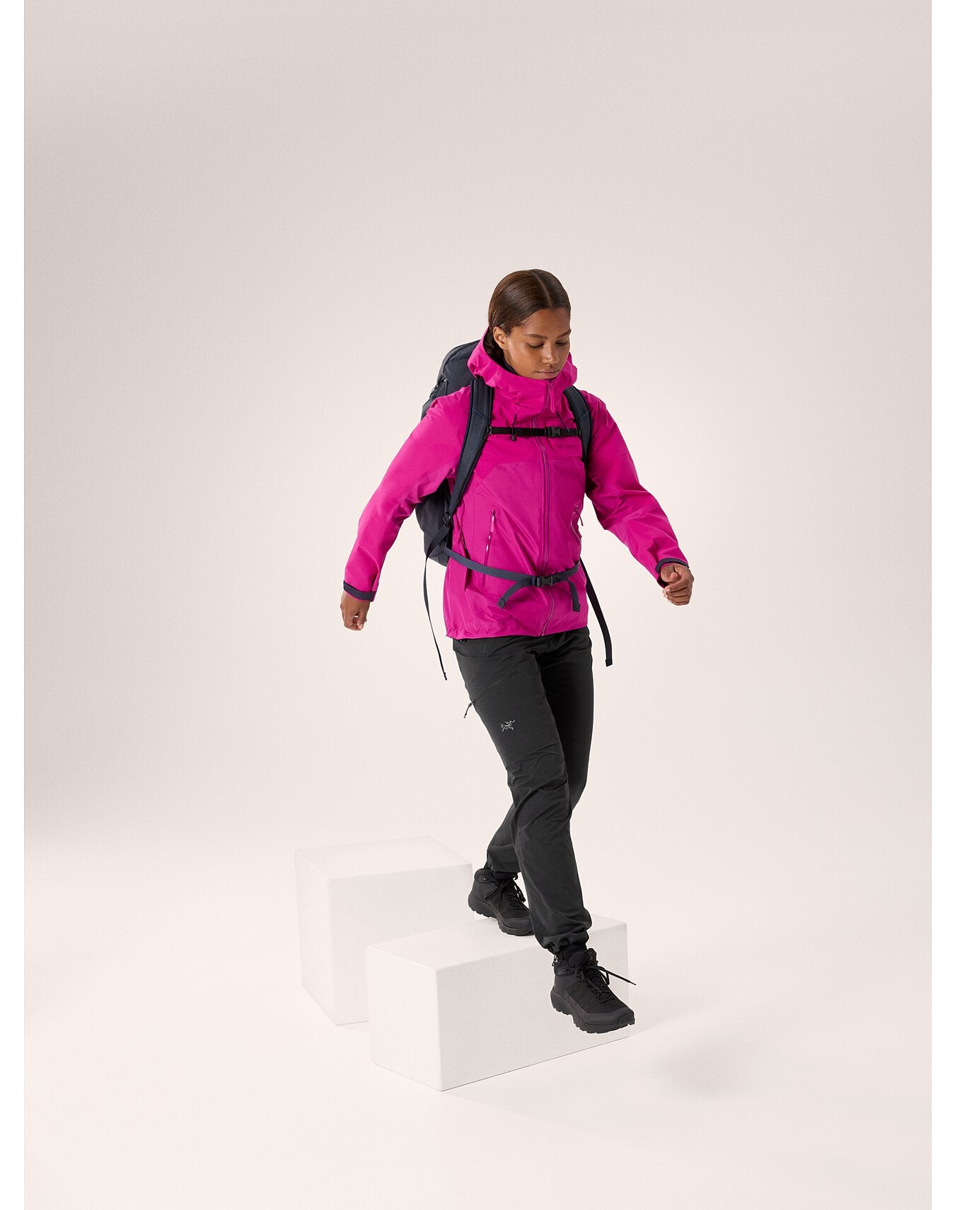 Women's Beta AR Jacket with StormHood - Waterproof & Breathable Outdoor Shell for Hiking, Skiing & Extreme Weather - X000006794