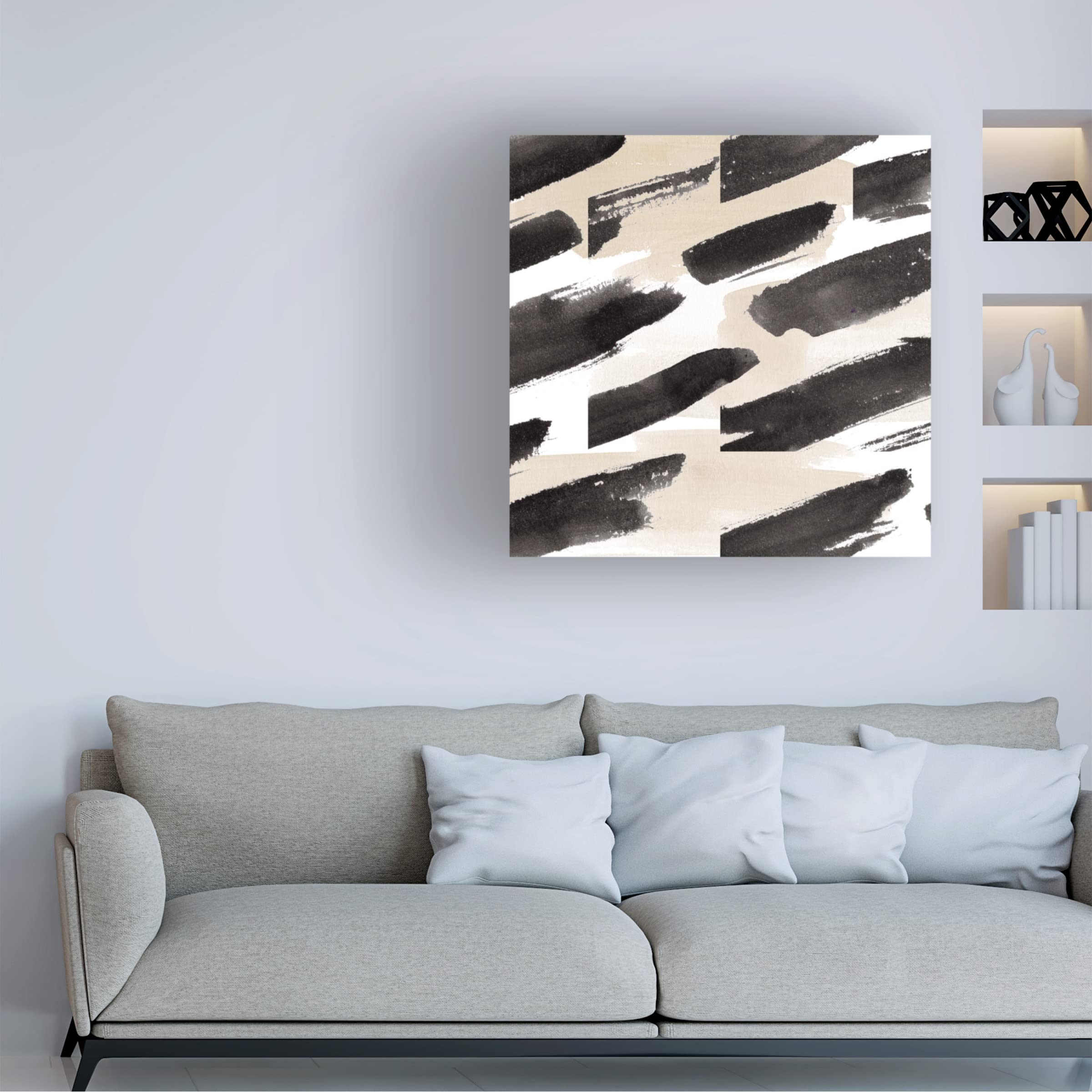 Trademark Fine Art 'Above Fields II' Canvas Wall Art by Melissa Wang - Perfect for Living Room, Bedroom & Office Decor