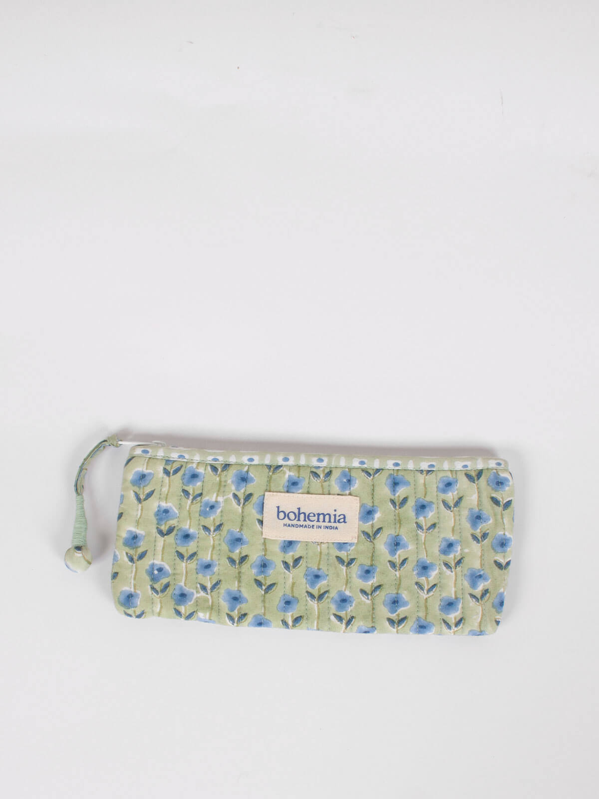 Premium Sage Green Garland Pencil Case - Stylish & Durable School & Office Organizer for Students, Artists & Professionals - Perfect for Backpacks, Desks & Travel