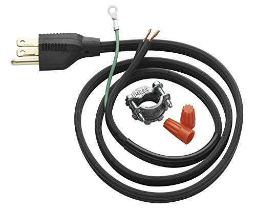 InSinkErator Garbage Disposal Power Cord Kit - CRD-00 Black (1-Pack) | Replacement Power Supply for Kitchen Sink Waste Disposer | Perfect for Home & Commercial Use