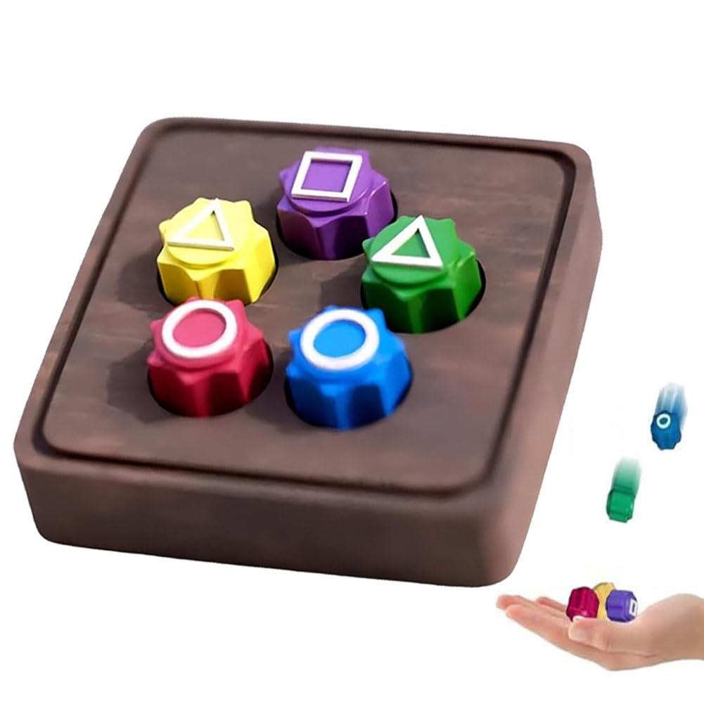 Premium Gonggi Korean Stone Tossing Game Set with Wooden Base - Traditional Korean Folk Game for Kids & Adults - Perfect for Family Fun, Cultural Learning & Indoor/Outdoor Play