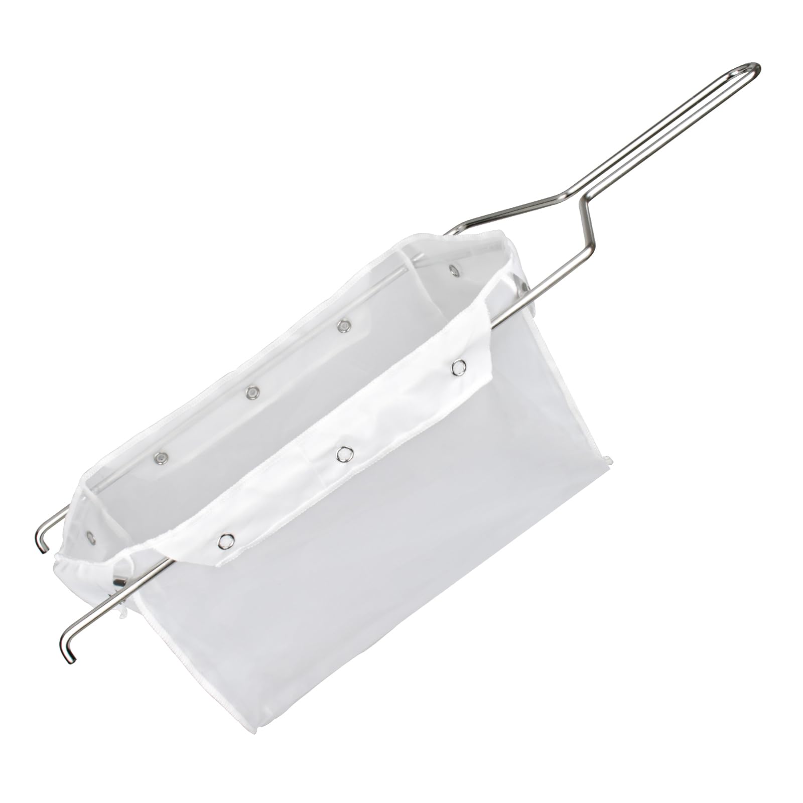 ANTOBLE Reusable Deep Fryer Oil Filter Bag & Frame Set - 70 lb Capacity Fryer Oil Strainer for Commercial & Home Use - Perfect for Restaurants, Food Trucks & Home Kitchens
