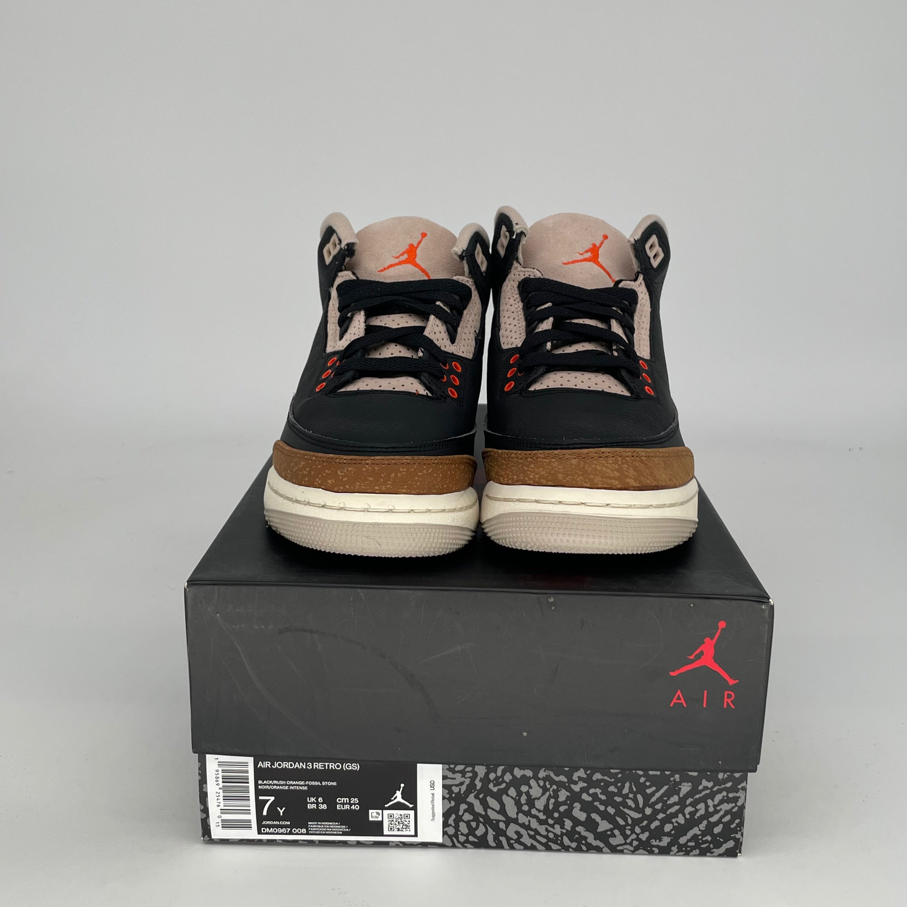 Original Air Jordan 3 Retro 'Desert Elephant' Men's/Women's Basketball Shoes Size 7/8.5W (DM0967-008) - Perfect for Streetwear & Sneaker Collectors
