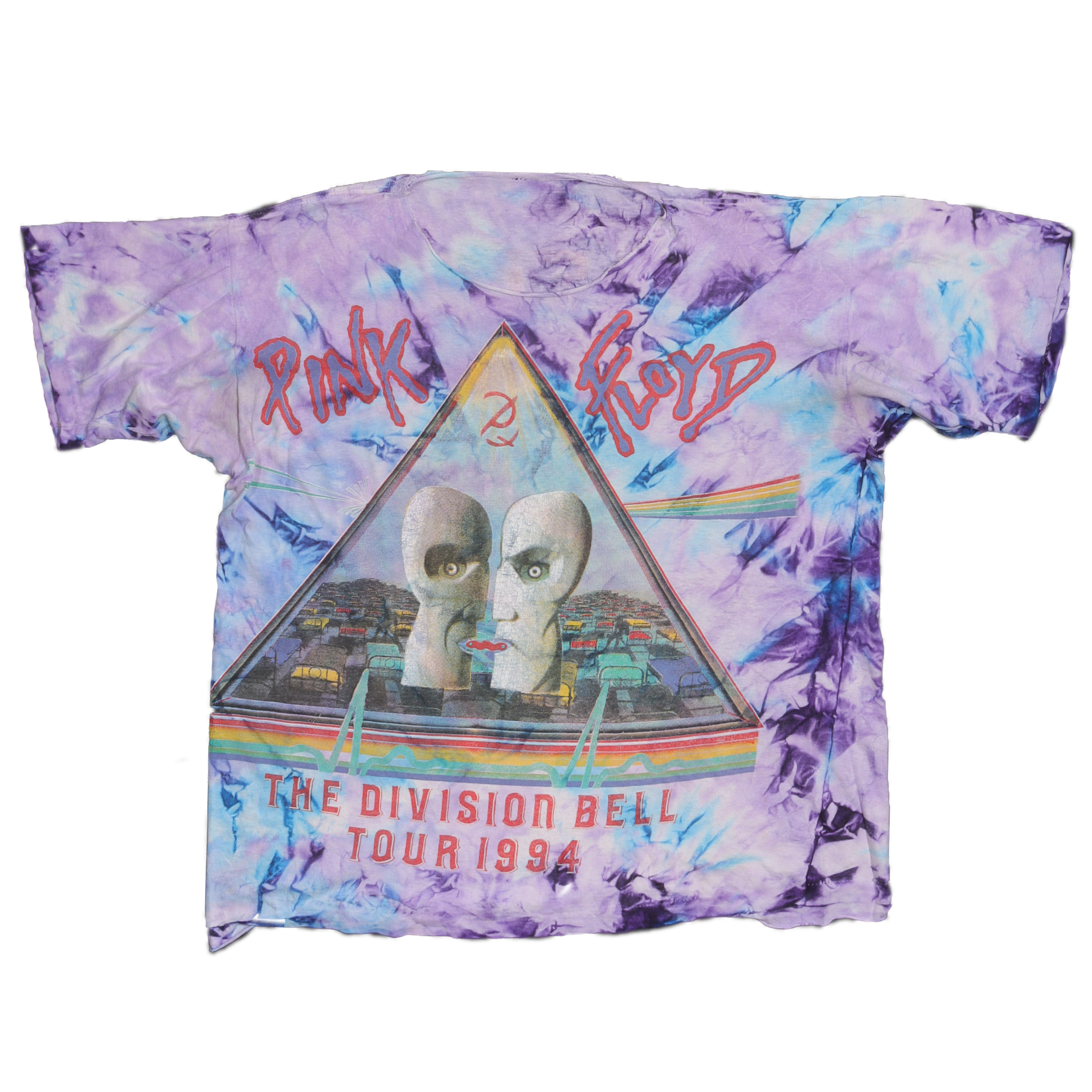 Vintage 1994 Pink Floyd The Division Bell Tour T-Shirt - Official Band Merchandise for Music Fans & Concert Goers - Perfect for Concerts, Gigs & Rock Music Events