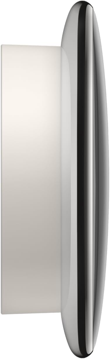 Google Nest Learning Thermostat 4th Generation (2024) with Smart Temperature Sensor - Polished Silver | Energy Saving Smart Home Device for HVAC Control