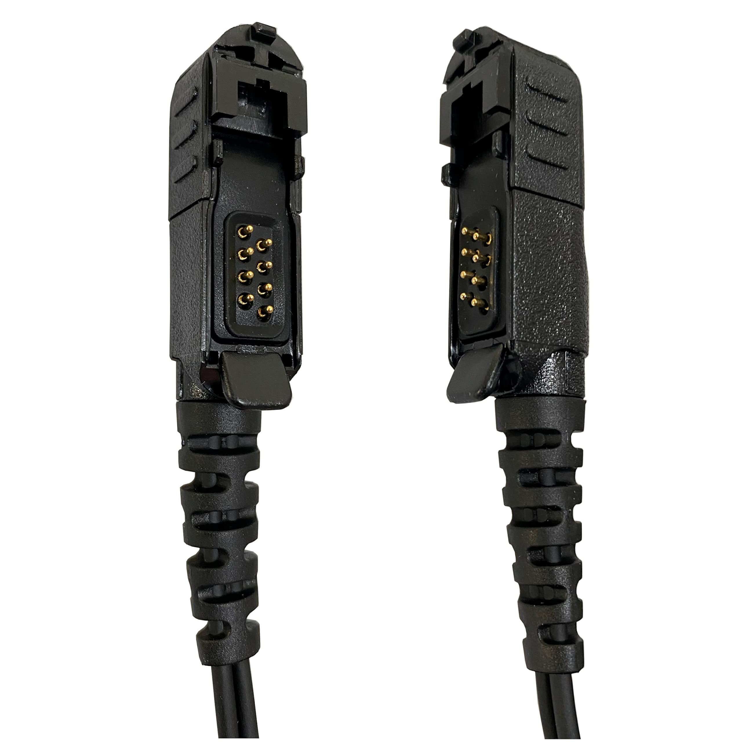 MaximalPower Replacement Earpiece Headset for Motorola XPR3300 XPR3500 Series (XPR3000 XPR3300e XPR3500e) with PTT Mic & Acoustic Tube - 2-Wire Surveillance Earpiece Combo for Security, Law Enforcement & Event Staff