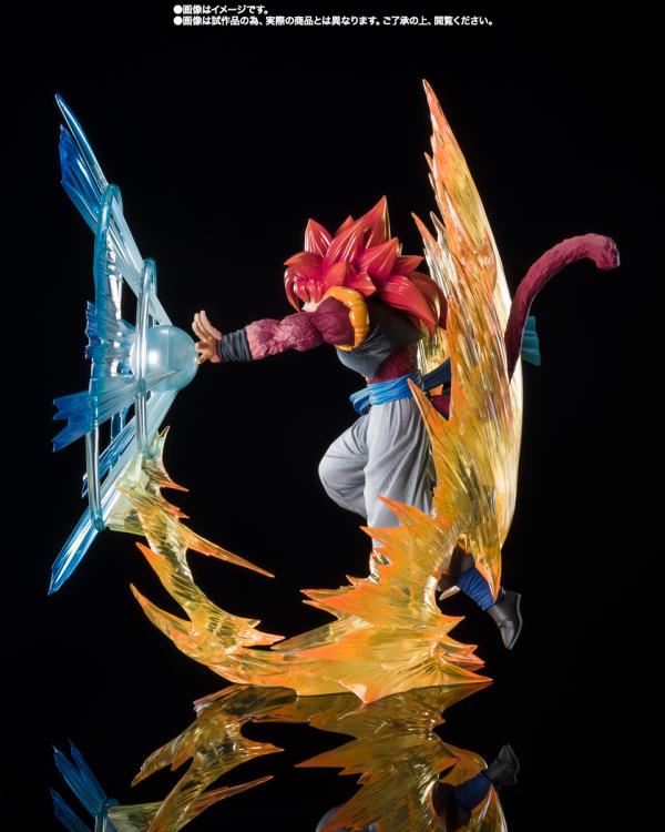 Figuarts Zero Extra Battle Dragon Ball GT Saiyan 4 Gogeta Action Figure - Ultimate Power Saiyan Warrior Collectible for Anime Fans | Perfect for Display, Gifts, and Dragon Ball Collections