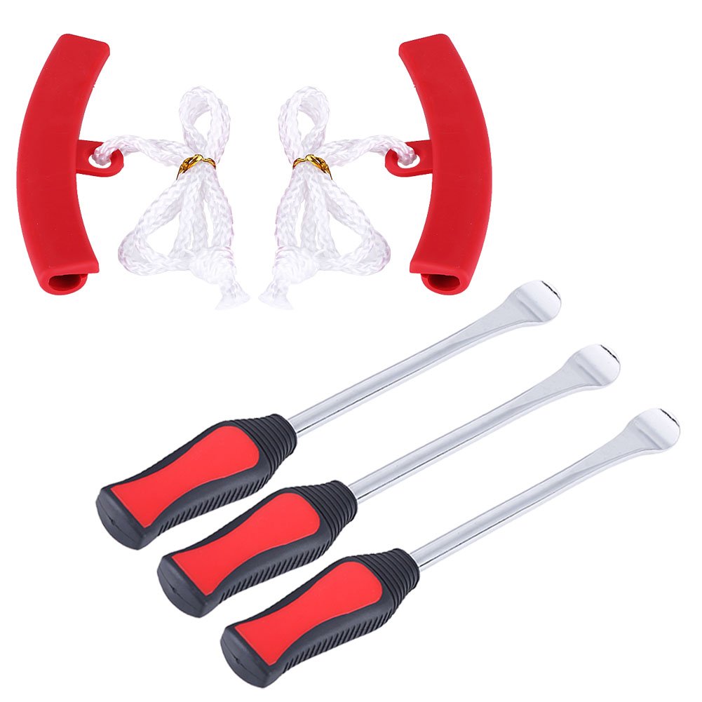 Motorcycle Tire Lever Tool - Wheel Changing Spoons & Rim Protectors for Easy Repair