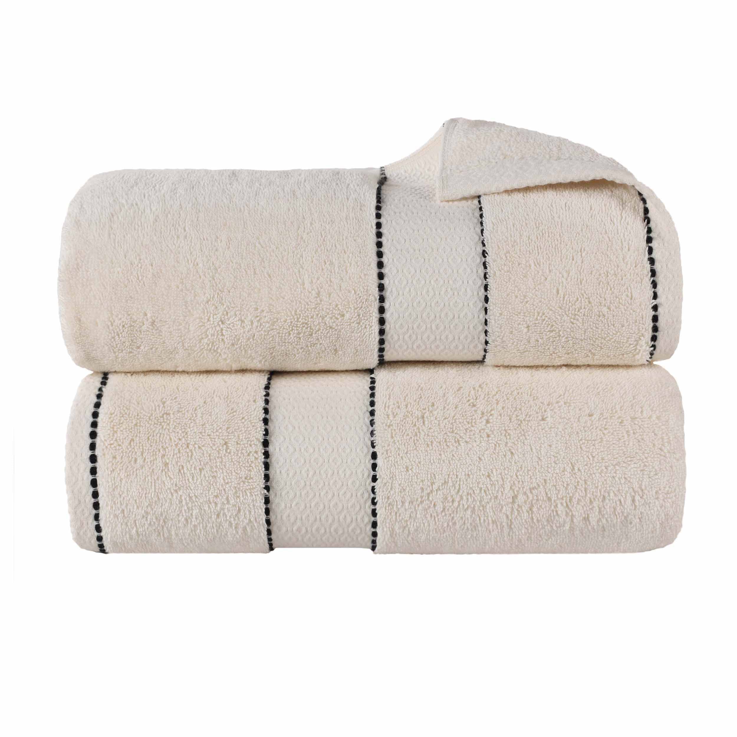 Premium Egyptian Giza Cotton Bath Towel Set of 2 - Ultra Absorbent & Soft Luxury Bath Sheets for Spa, Hotel & Home Use - Made in Egypt with Long-Staple Cotton