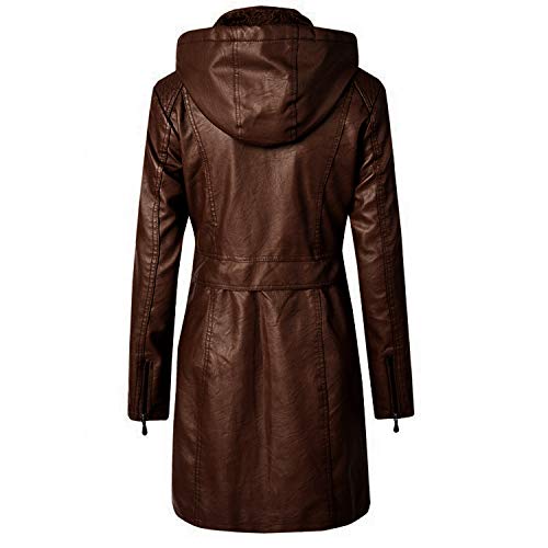 Premium Women's Genuine Leather Long Coat - Stylish Winter Jacket for Women | Perfect for Outdoor Activities, Travel & Fashion