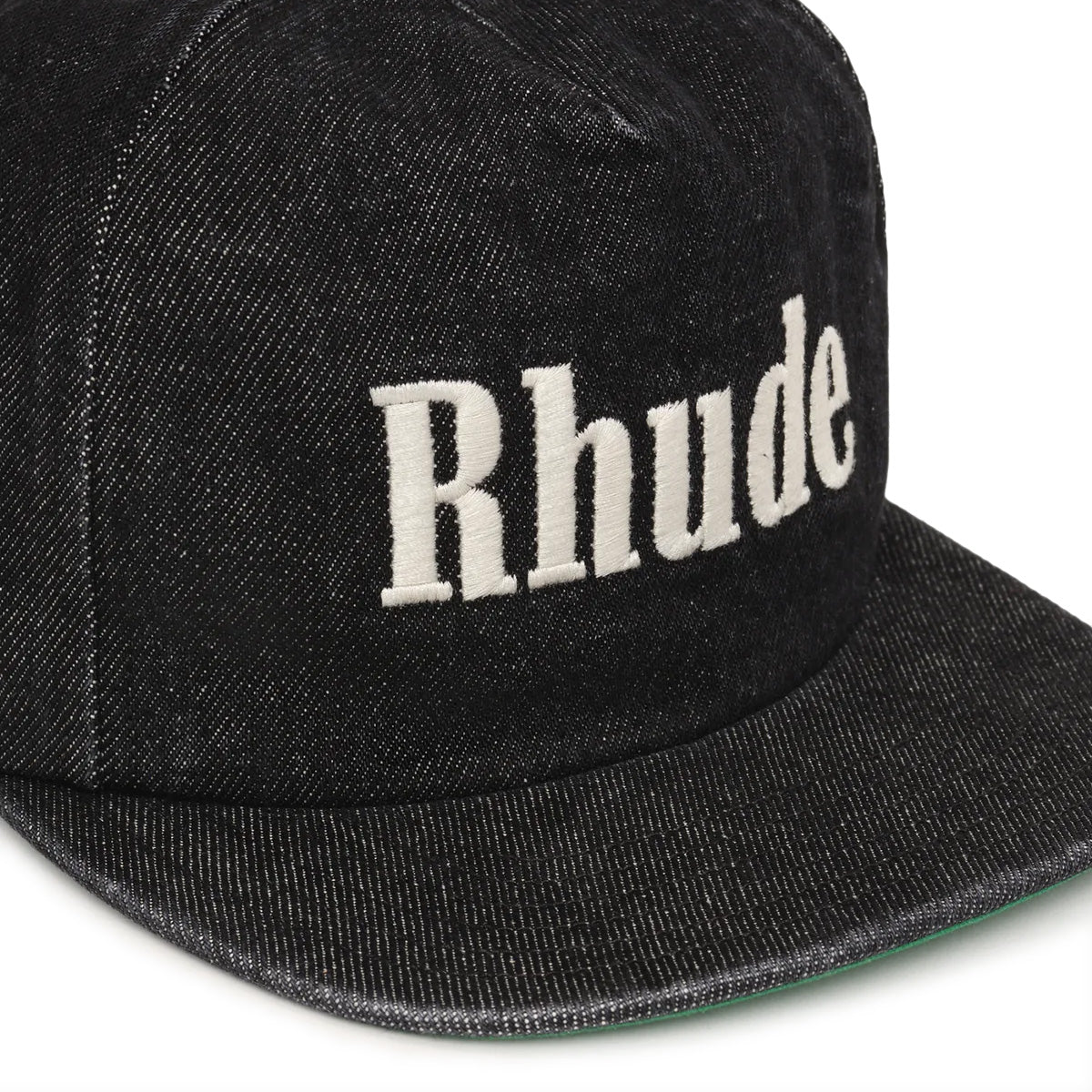 Stylish Denim Logo Baseball Cap in Black - Perfect for Casual Outfits, Streetwear & Outdoor Activities