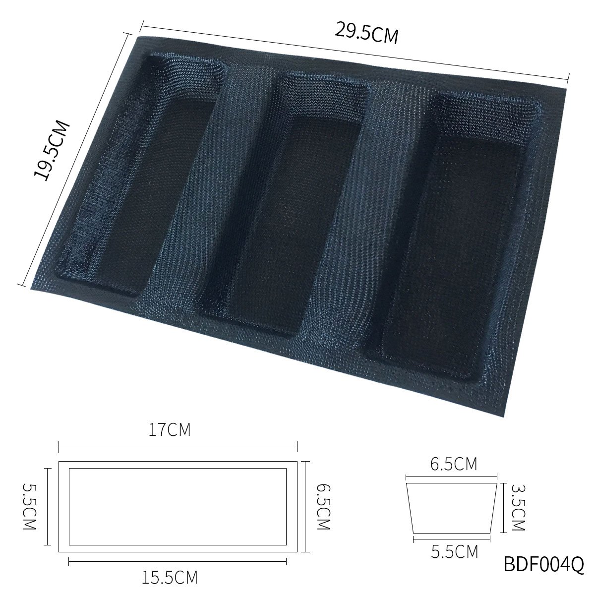 Non-Stick Square Silicone Bread Mold - Mesh Silicone Coated Fiberglass Baking Tray for Crusty Loaf Bread | Perfect for Small Toaster Ovens & Homemade Artisan Baking