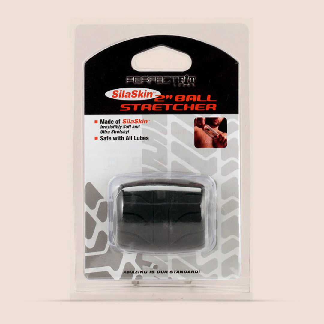 Premium SilaSkin™ Ball Stretcher 2.0 - Ultra Soft Silicone/TPR Blend for Comfortable Wear | Enhance Intimacy & Sensation | Perfect for Couples Play & Solo Exploration