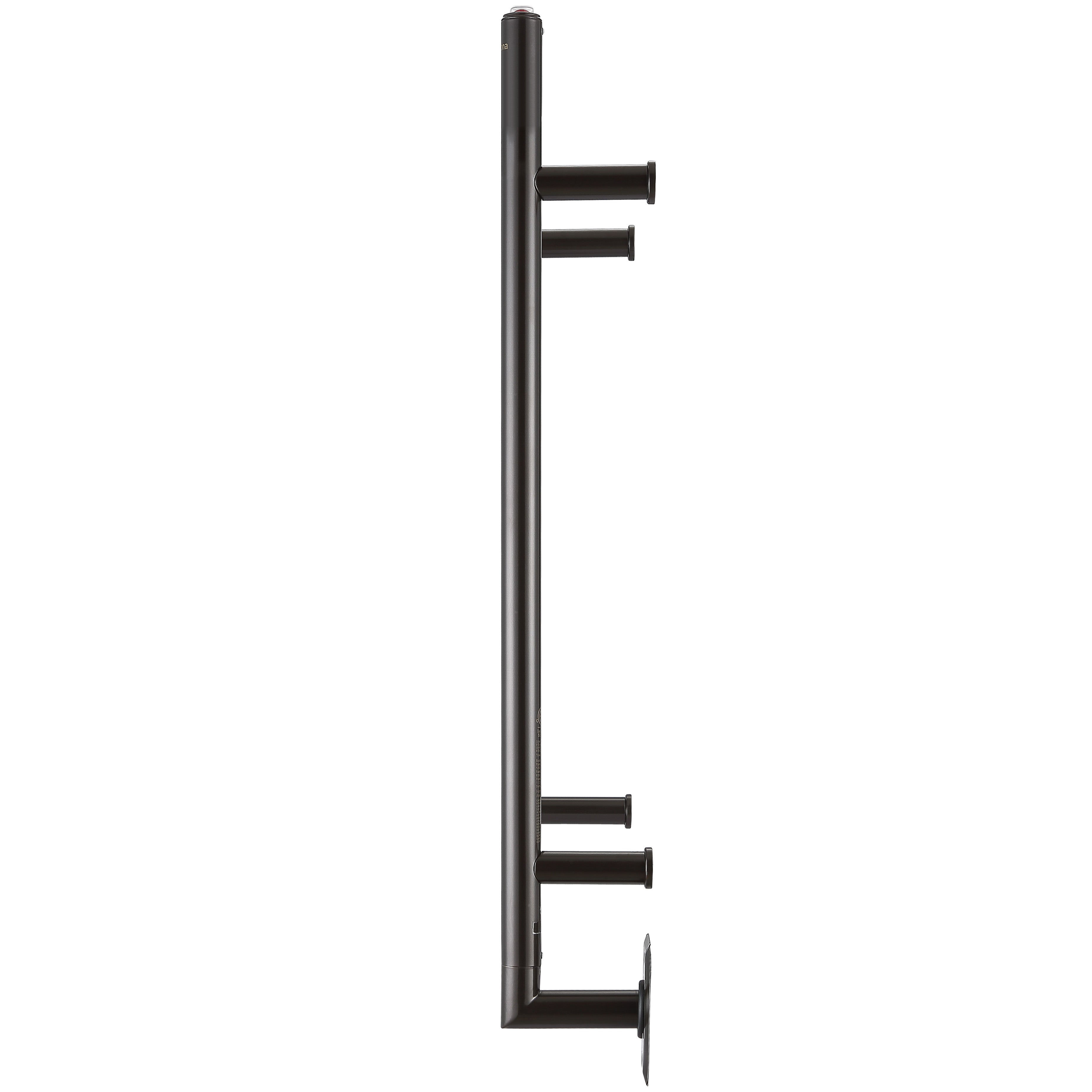 Ancona Comfort 7 Bar Hardwired Towel Warmer with WiFi Timer - Oil Rubbed Bronze Finish | Bathroom Luxury Heated Towel Rack for Spa, Hotel & Home Use