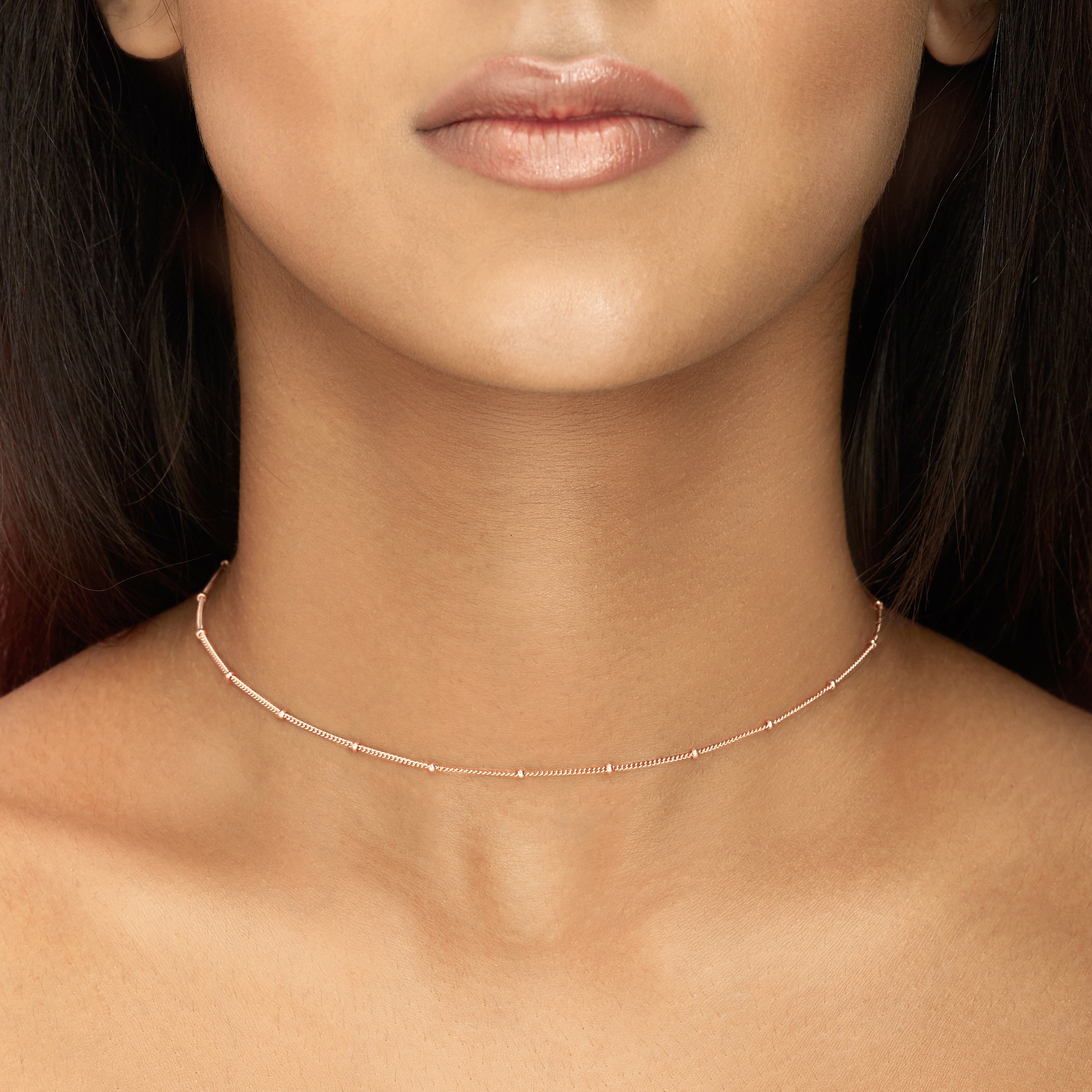 Whisper Rose Gold Jewelry - Elegant & Trendy Rose Gold Necklace for Women | Perfect for Date Nights, Weddings & Special Occasions