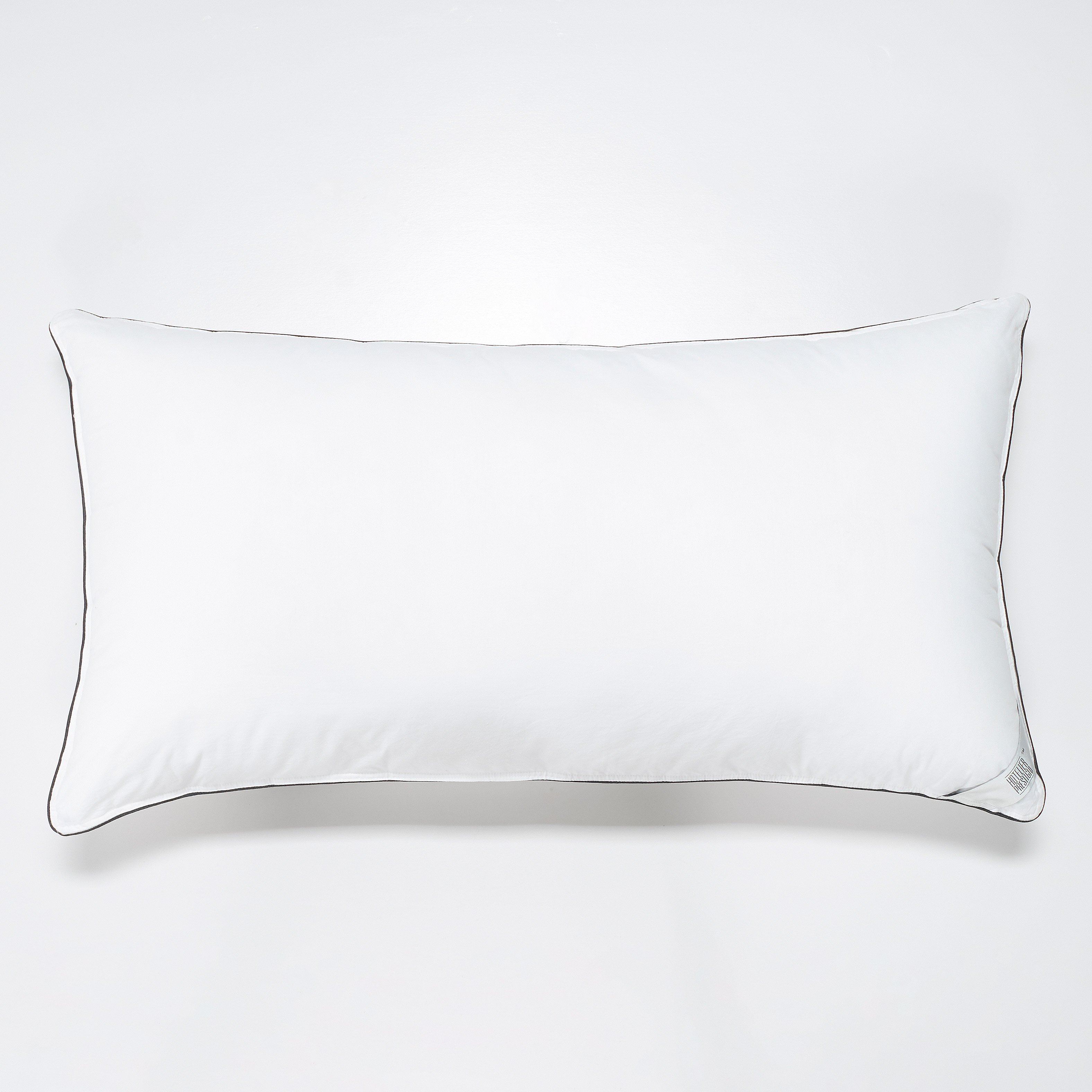 Prestigio™ Black Check Embroidery King Size Pillow Sham - Luxury Hotel Style Bedding for Master Bedroom Decor
