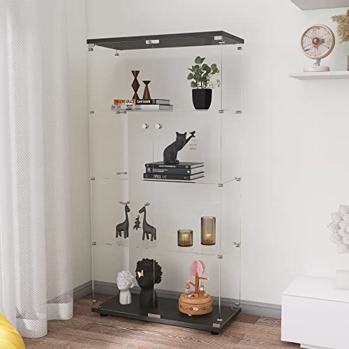 Black-2 Door 4 Shelves-2