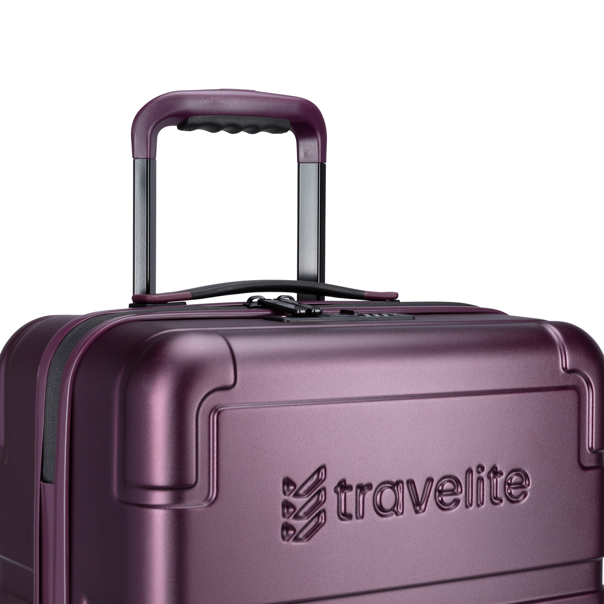 Travelite Itinerary Polycarbonate Spinner Carry On Luggage - Lightweight Durable Suitcase for Air Travel, Business Trips & Weekend Getaways