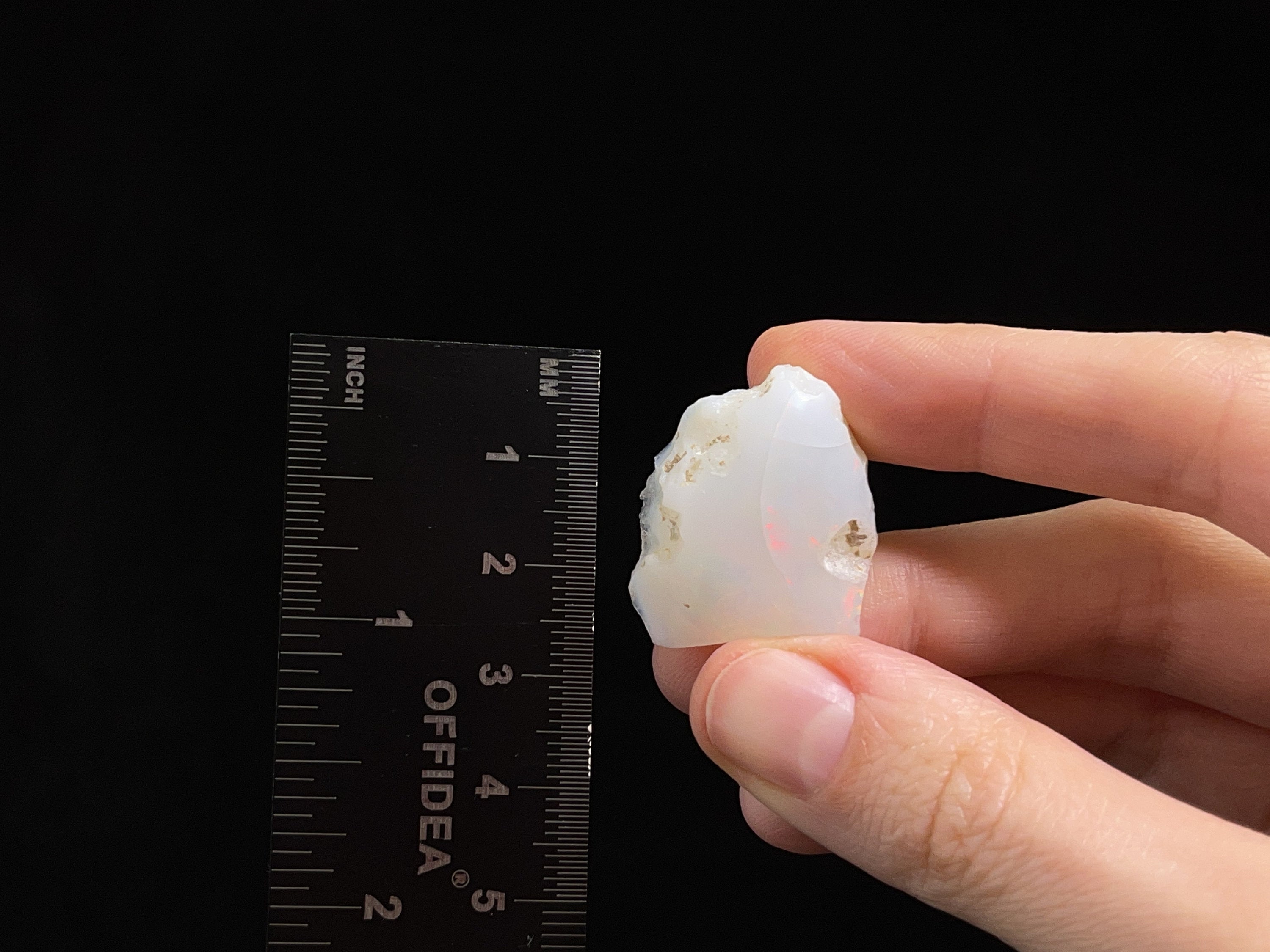 Natural 3A XL Polished Welo Opal Crystal - October Birthstone, Ethiopian Opal Gemstone (45291) for Jewelry Making, Healing Crystals & Collectibles