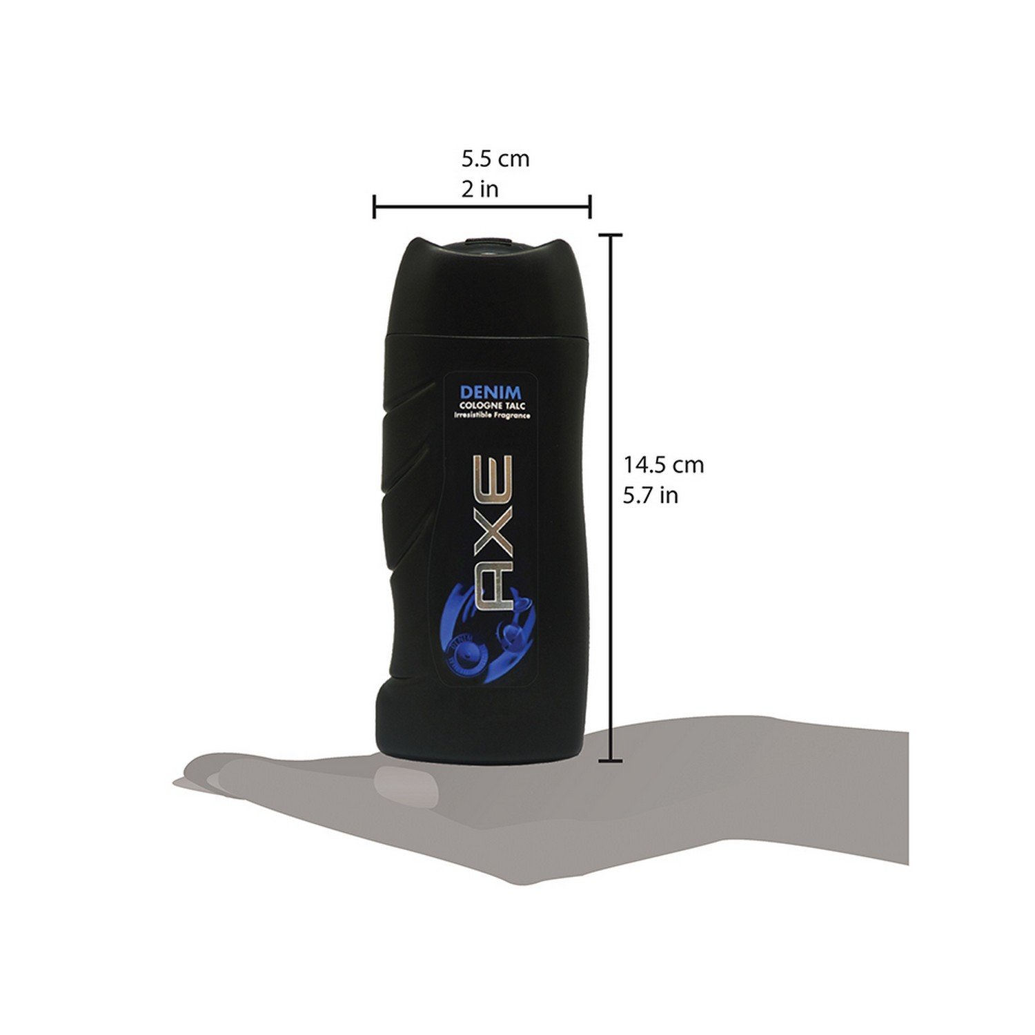Axe Denim Cologne Talc 100g for Men - Long-Lasting Fragrance & Freshness - Perfect for Daily Use, Gym & Outdoor Activities