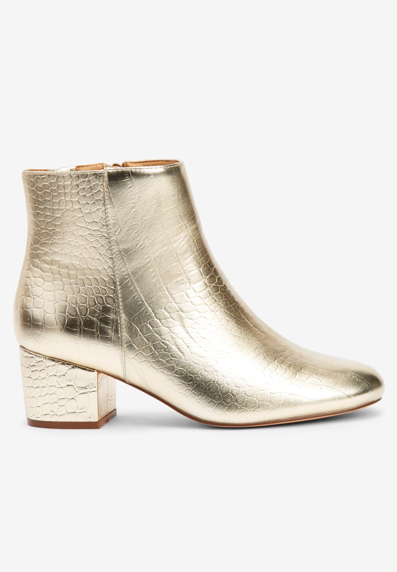 Comfortview Women's Wide Width The Sidney Booties - Stylish & Comfortable Ankle Boots for Casual Wear, Office & Fall Fashion
