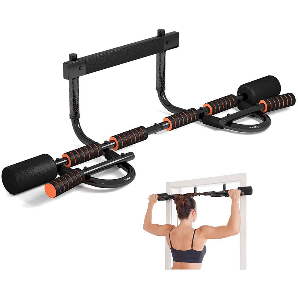 Best Pull Up Bar for Doorway - Heavy Duty Chin Up Bar for Home Gym, Multifunctional Dip Station & Doorway Exercise Equipment - Perfect for Strength Training, Calisthenics & Full Body Workouts at Home