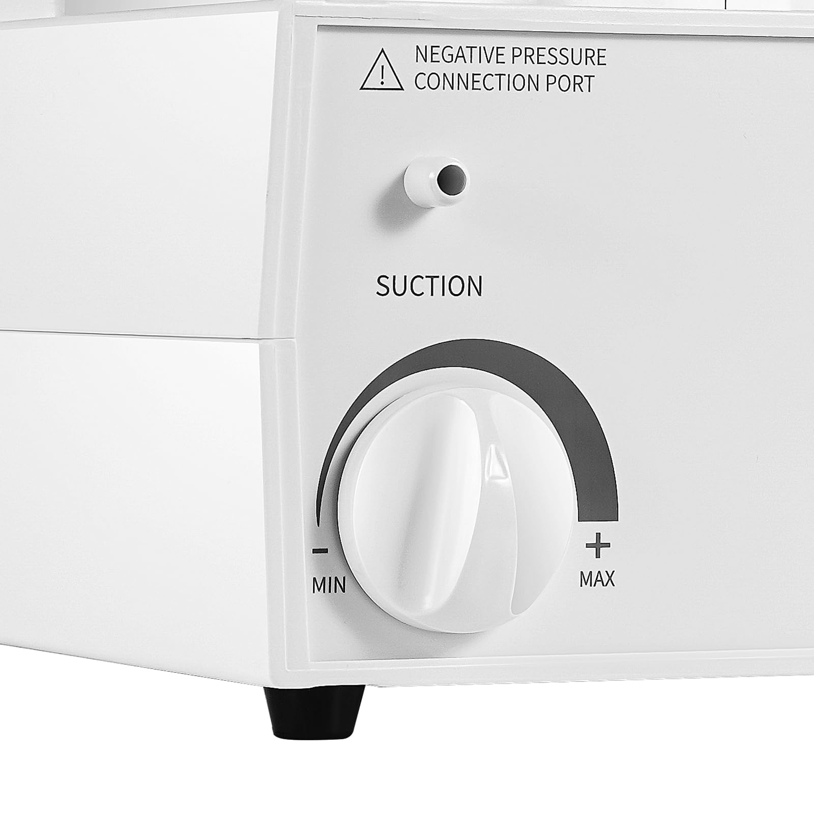 Portable Vacuum Suction Unit - 1000mL Veterinary Suction Machine for Home & Clinic Use - Compact 7.71x9.25x9.57in White Medical Device - Ideal for Pet Care, Wound Drainage & Emergency Situations
