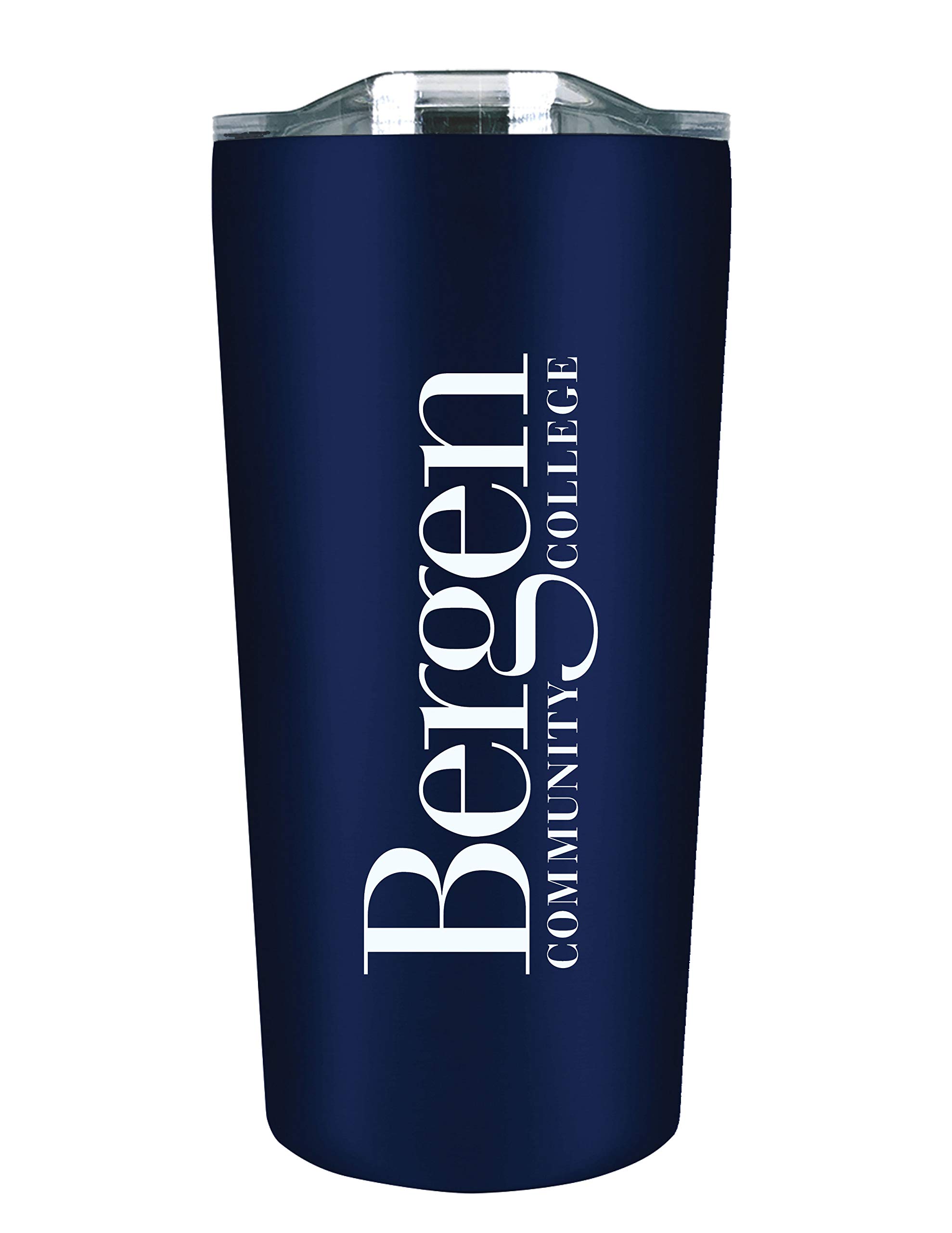 Bergen Community College Insulated Double Walled Tumbler with Soft Touch Coating - Navy Blue | Perfect for School, Office & Travel | Keeps Drinks Hot/Cold for Hours