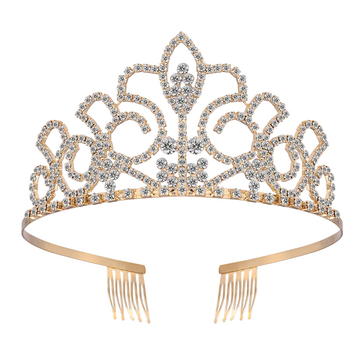 Sparkling Crystal Rhinestone Headband Crown – Elegant Bridal Tiara for Weddings, Prom, Pageants & Special Events