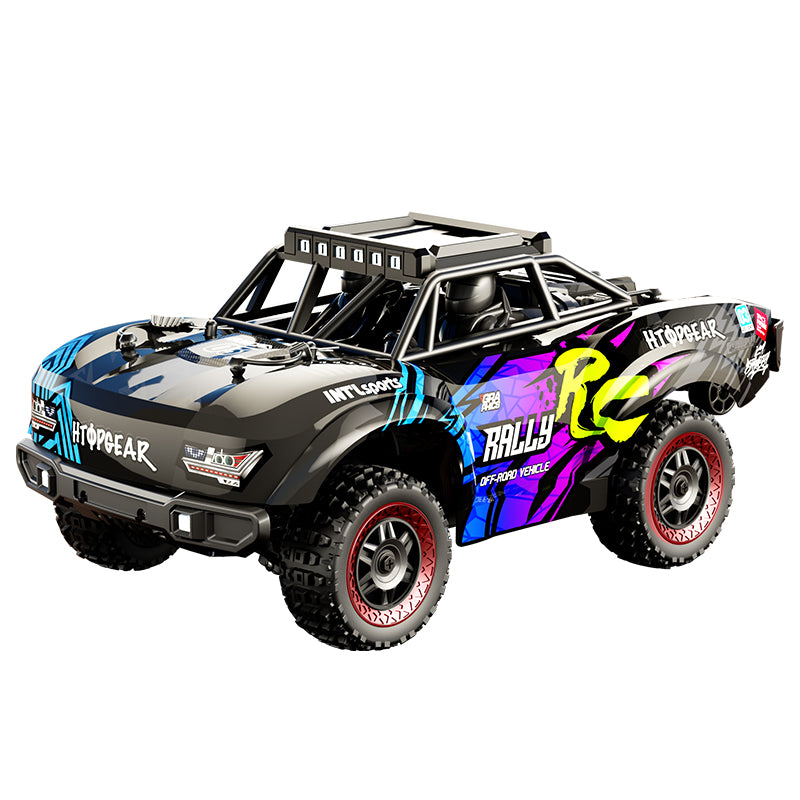 SCY 1/18 Scale Full Proportional RC 4WD Monster Truck - High Speed Remote Control Car for Kids & Adults, All Terrain Off-Road Vehicle with LED Lights - Perfect for Backyard Racing, Indoor Crawling & Outdoor Adventure Play