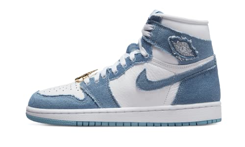 White Worn Blue Metallic Gold