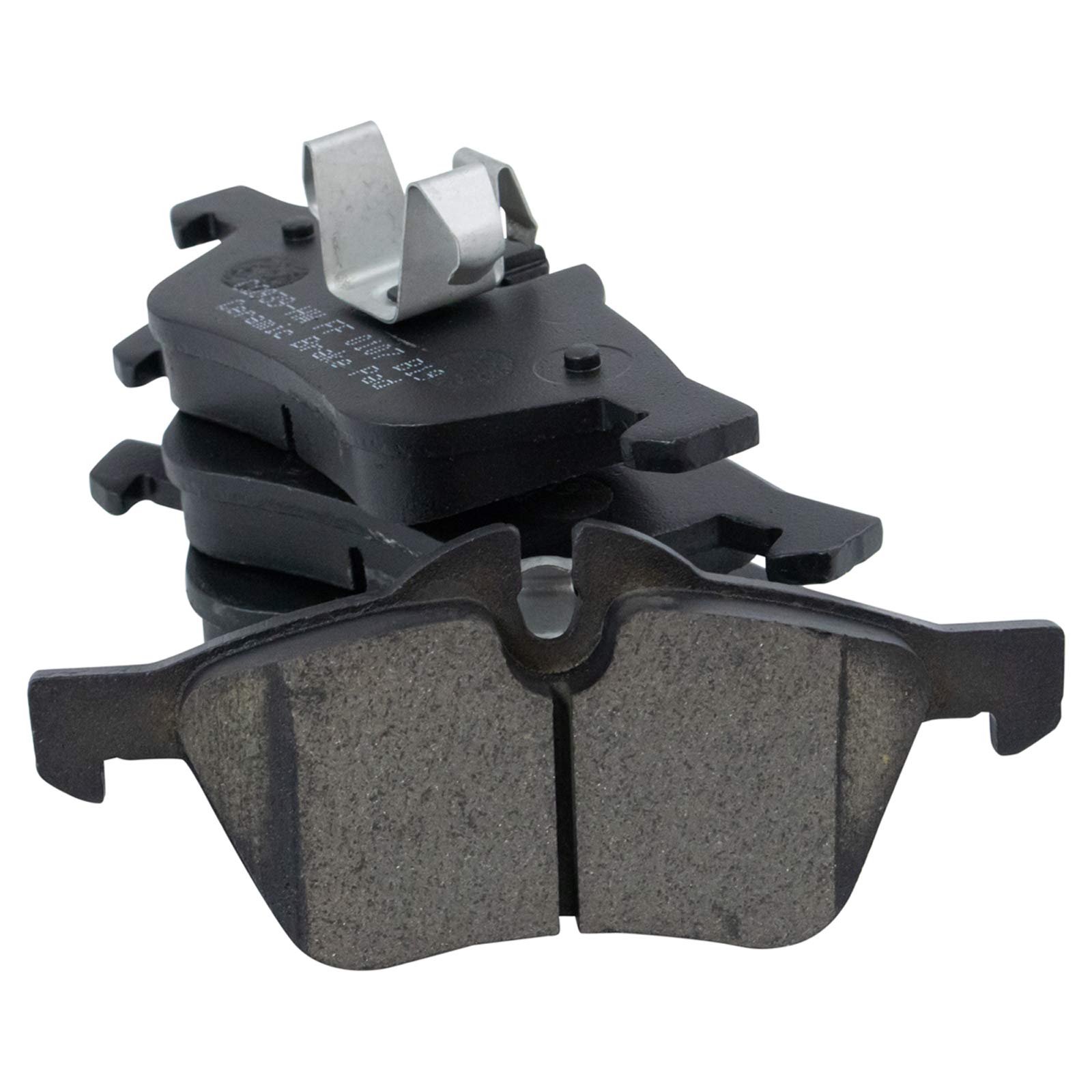 TRQ Ceramic Front Brake Pads for 2002-2008 Mini Cooper - Premium Performance Braking for City Driving & Daily Commutes