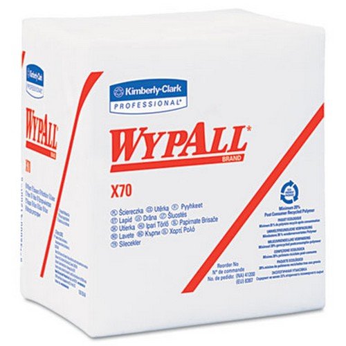 41200 Workhorse Rags Q-Fold 12 Bands of 76 Industrial Cleaning Wipes | Kimberly-Clark Professional | Heavy-Duty Shop Towels for Automotive, Manufacturing & Workshop Use