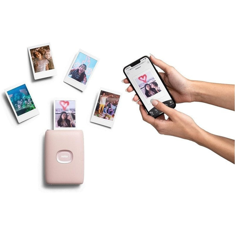 Fujifilm Instax Mini Link 2 Smartphone Photo Printer - Wireless Instant Film Printer for iPhone & Android - Perfect for Travel, Parties & DIY Scrapbooking