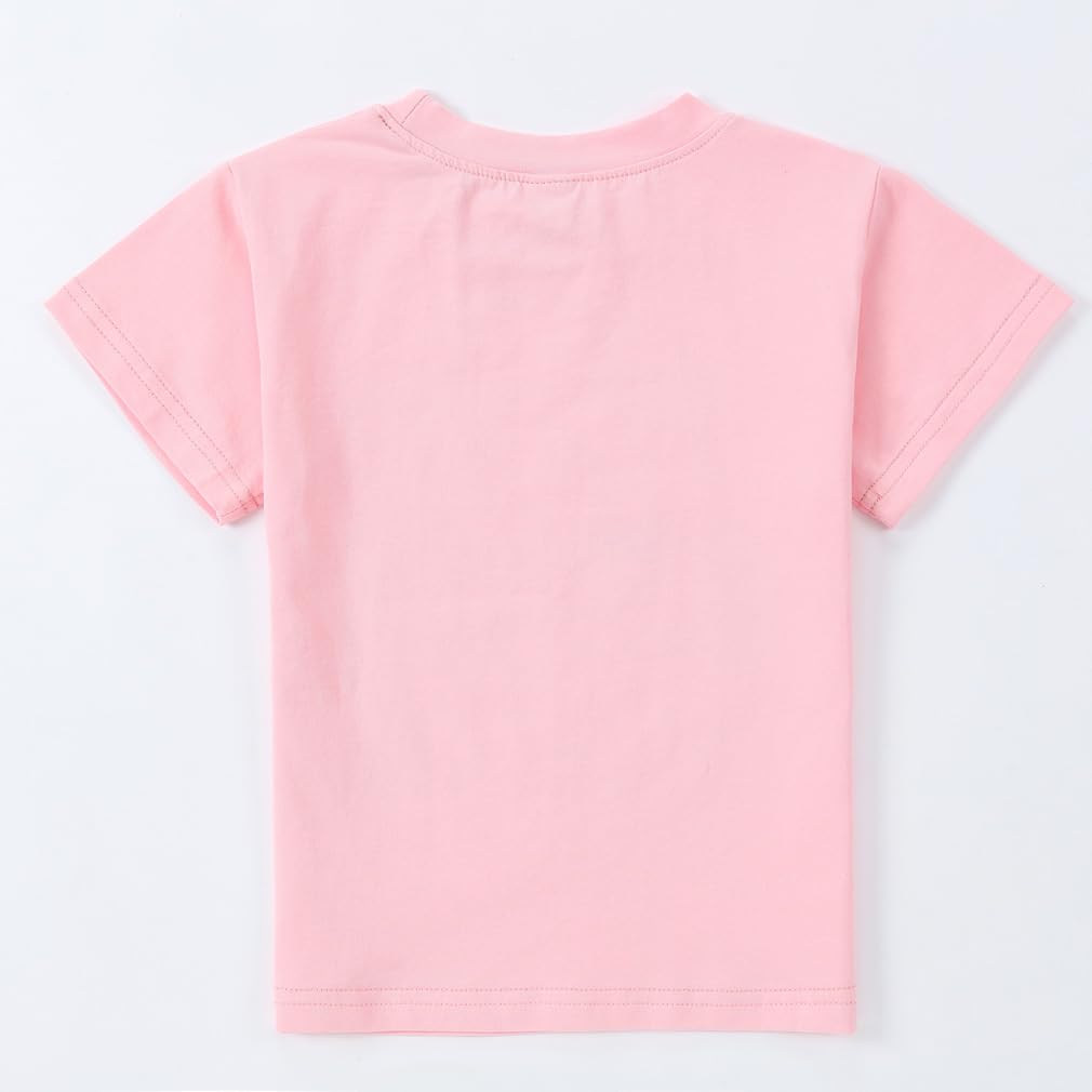 DUBASAM Big Sister Announcement T-Shirt for Toddler Girls - Cute Short Sleeve Summer Top for Sibling Reveal & Pregnancy Announcement