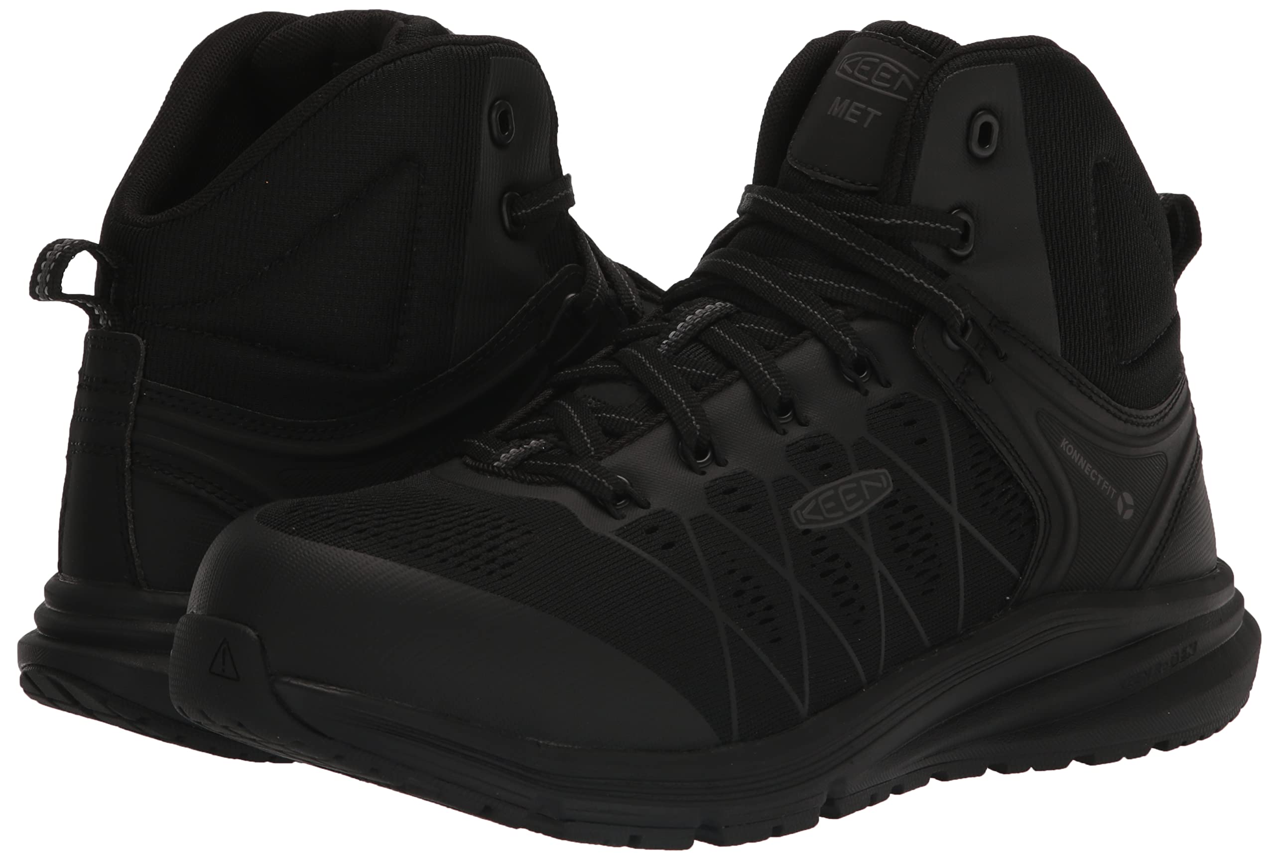 KEEN Utility Women's Vista Energy Mid Height Composite Toe Work Boots - ASTM Safety Certified, Waterproof & Comfortable for Construction, Warehouse & Outdoor Work