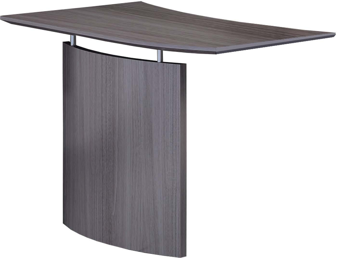 Safco Mayline Medina Right Hand Bridge Laminate Desk - Durable Office Workstation for Home & Business Use [MNBDGR]