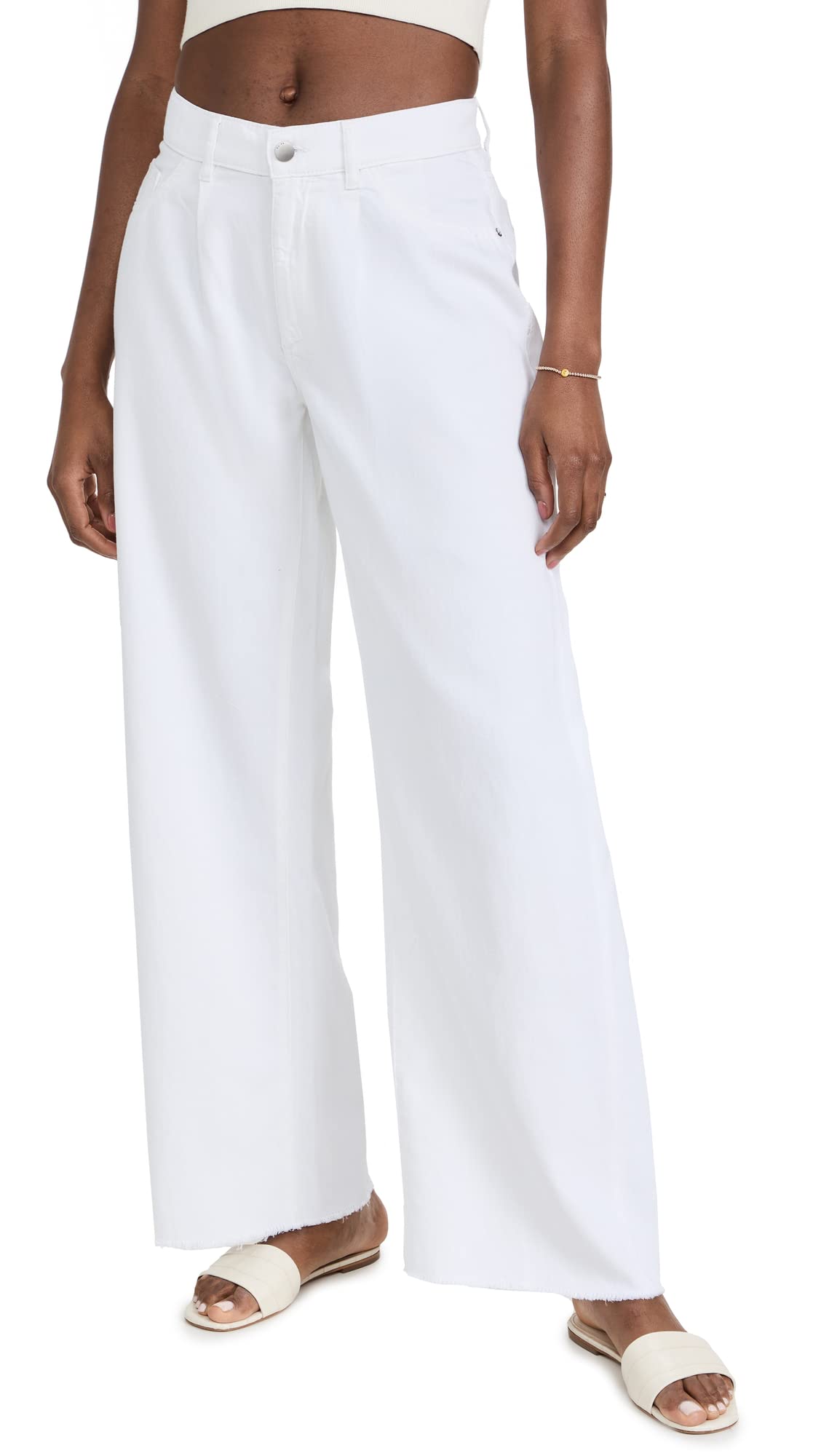 DL1961 Women's Isabel High Waist Wide Leg Jeans - Stretch Denim Pants for Casual & Office Wear | Comfortable & Stylish for Everyday Outfits