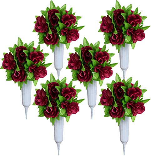 Purple W/ White Vase