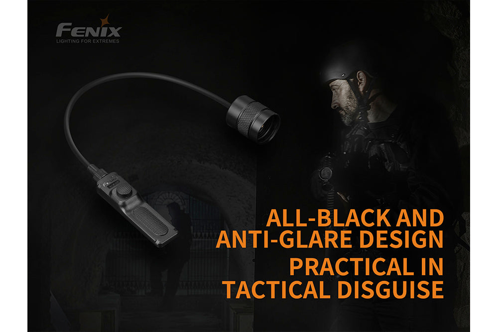 Fenix AER 02 V2 Tactical Remote Pressure Switch for Flashlights | Waterproof & Durable | Perfect for Hunting, Camping & Tactical Operations