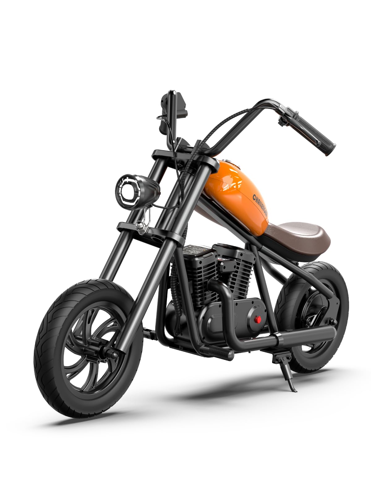 HYPER GOGO Kids Electric Motorcycle - 10MPH Max Speed & 60-Min Ride Time, Orange Off-Road Dirt Bike for Boys & Girls | Perfect Birthday Gift & Outdoor Adventure Toy for Backyard, Park & Trail Riding