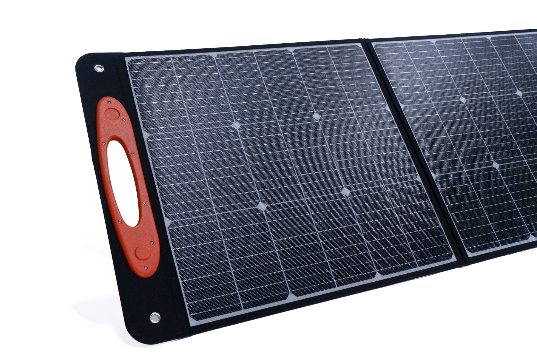 DK2 Elite Energy 200W Portable Solar Power Panel - Foldable & Lightweight for Camping, RV, Hiking, and Emergency Power Supply